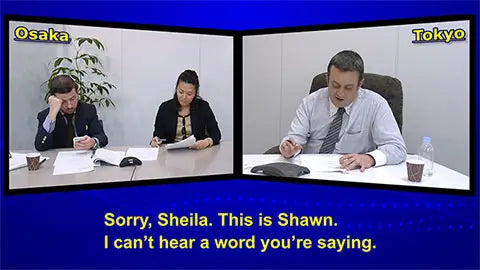 【動画ライブラリ】スキットで学ぶ電話会議の英語 - Teleconferencing -