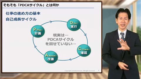 【動画ライブラリ】自律的にPDCAサイクルを回す仕事の進め方